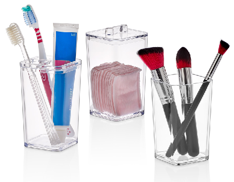 Pamukluk ve Fırçalık 3'lü Organizer Set